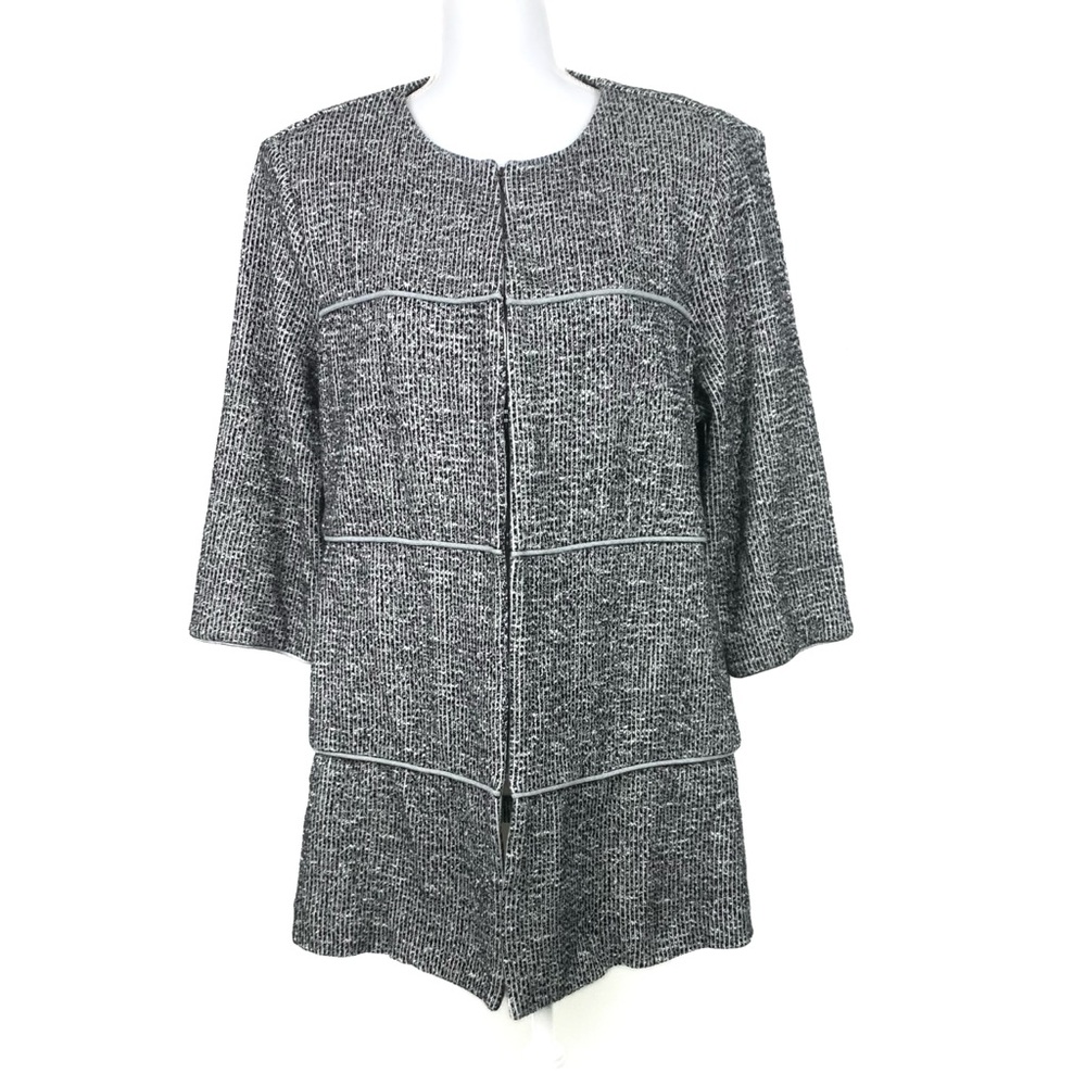 Cabi Women L Spring The Times Jacket Lightweight Hook Eye Pockets Long #5299